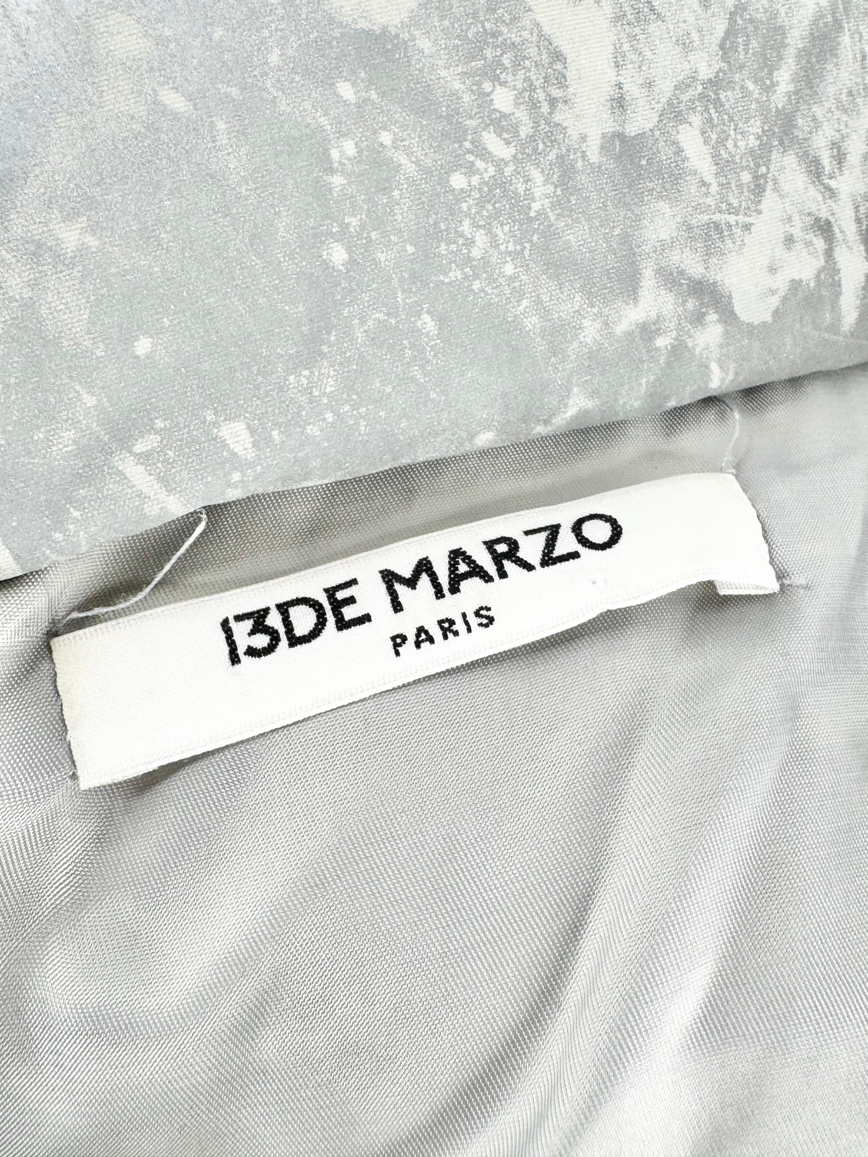 13DE MARZO Silver Reflective Puffer Jacket - AU10
