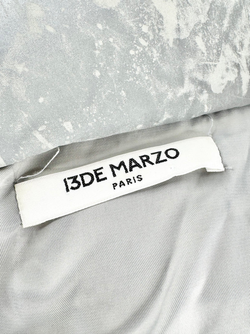 13DE MARZO Silver Reflective Puffer Jacket - AU10