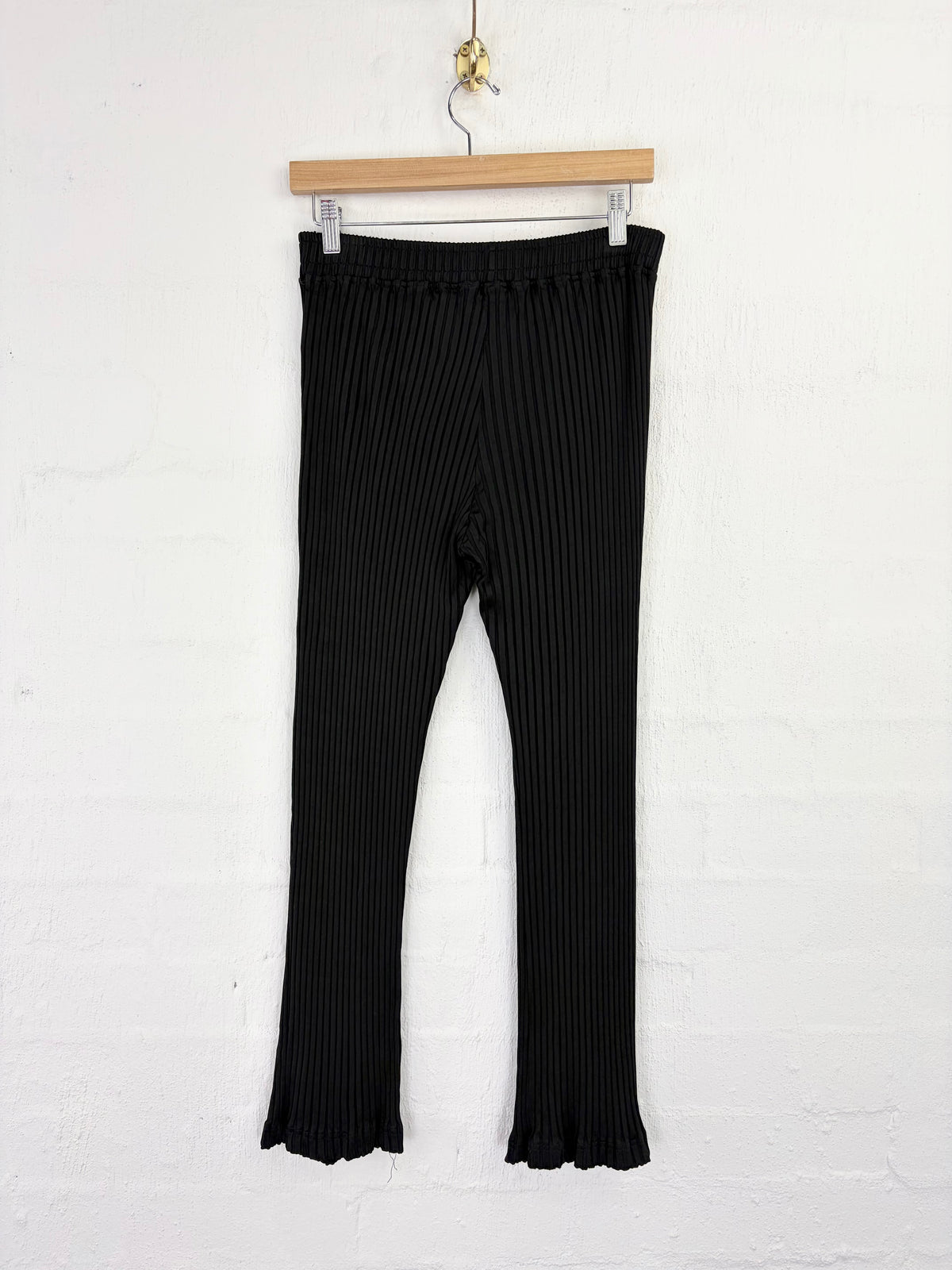 Birgitte Herskind Black Ribbed Stretch Pant - AU8