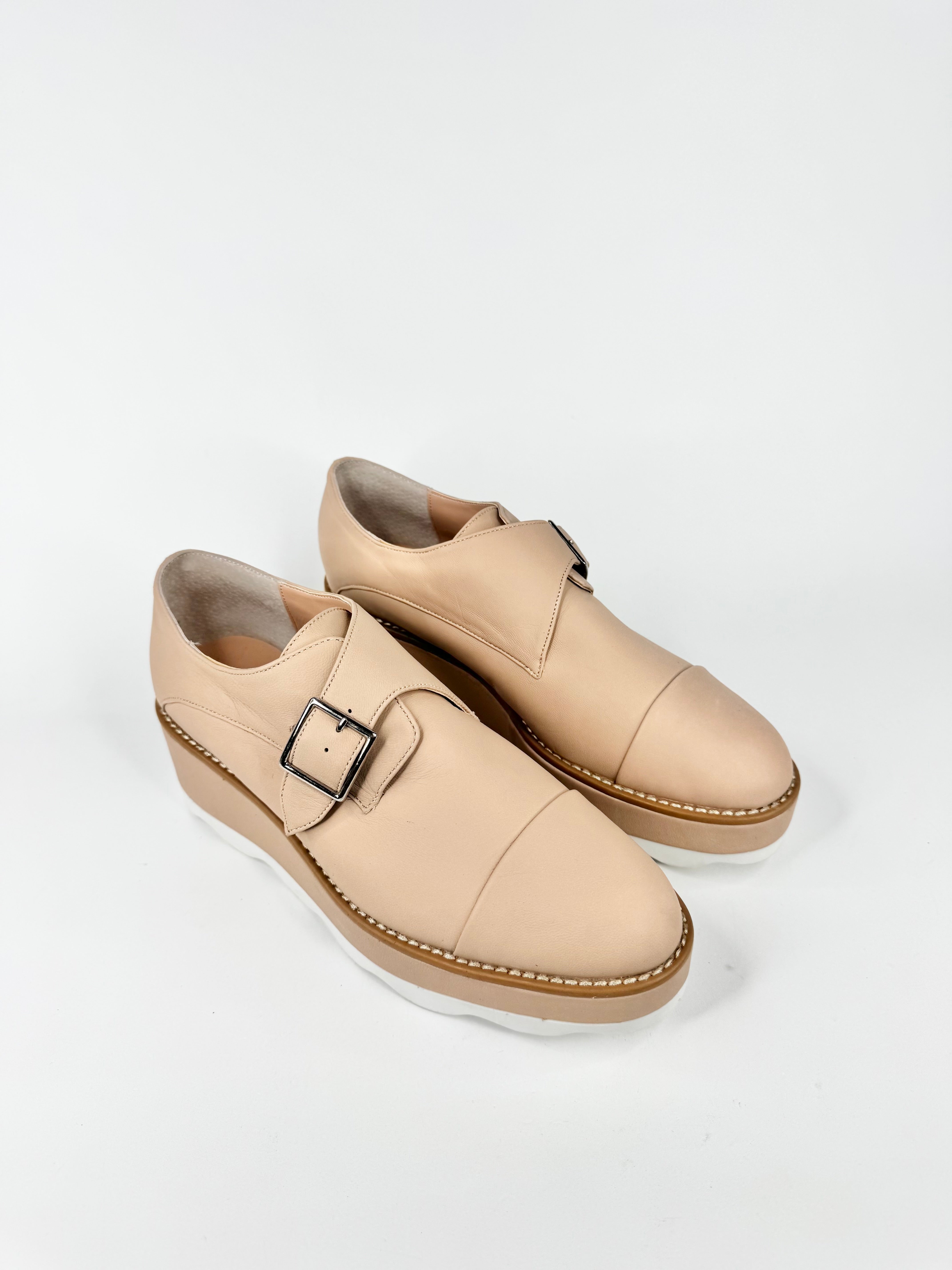 Tony Bianco Beige Platform Loafers - EU39