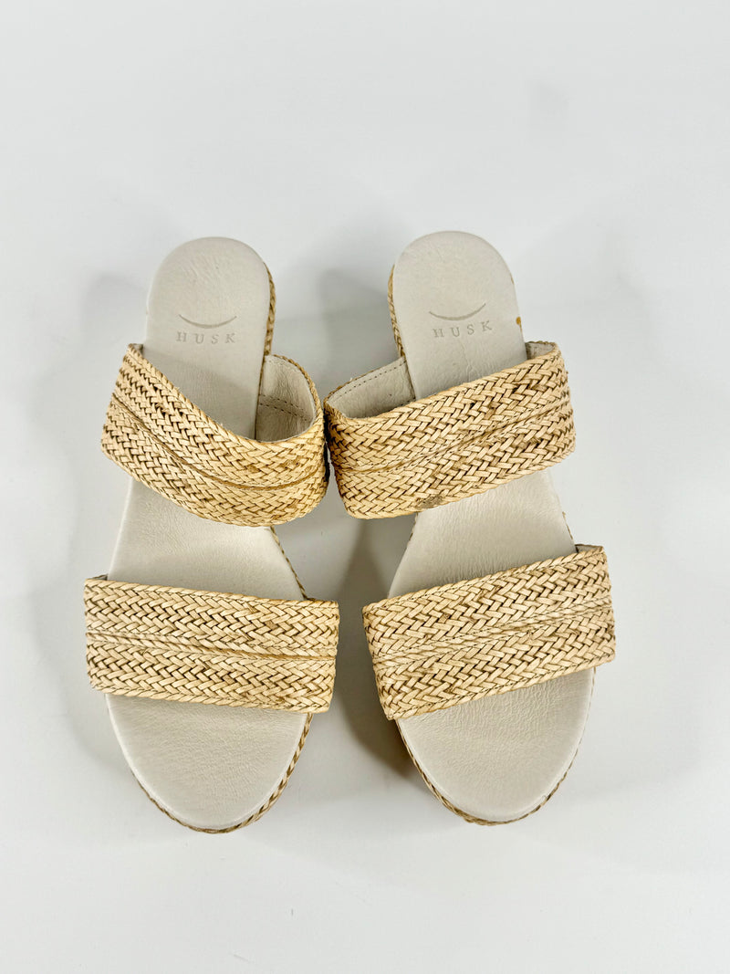 Husk Straw Espadrilles - EU38