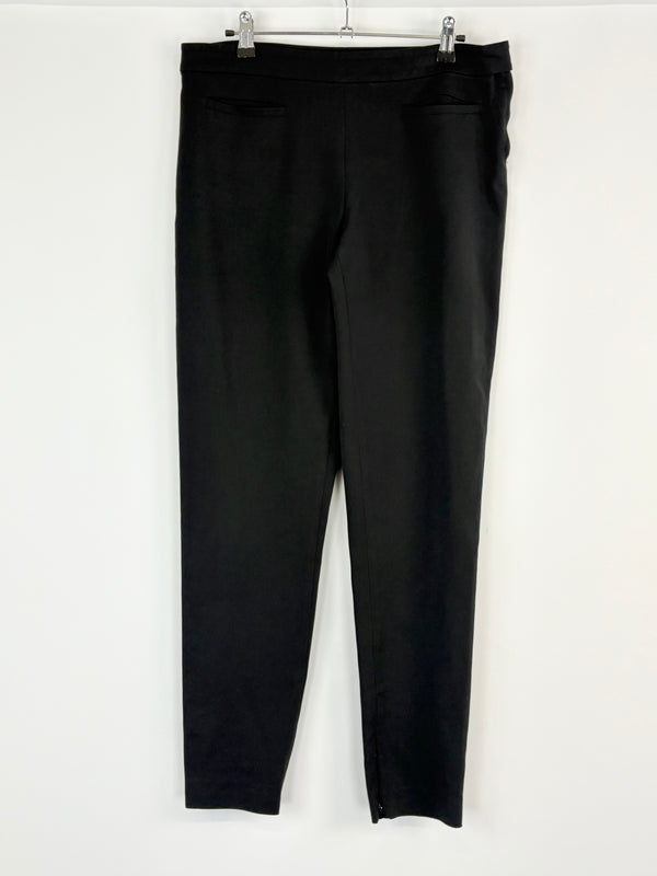 Max Mara Studio Black Side-Zip Pants - AU14