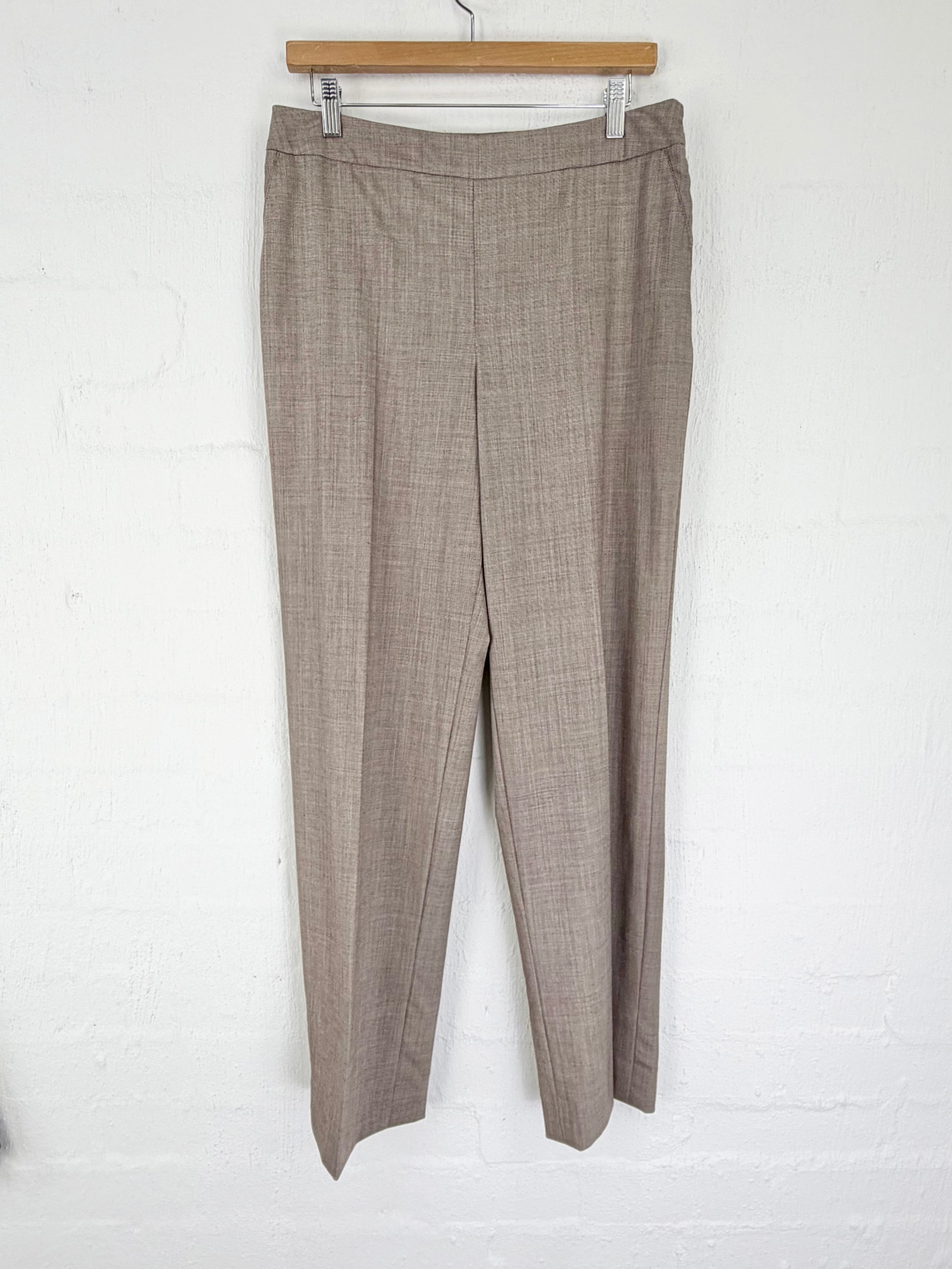Escada Fringed Tailored Wool & Silk Two-Piece Suit - AU12/14