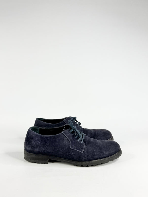 Harry's of London Midnight Blue Suede Lace Ups - EU43