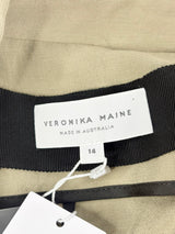Veronika Maine Cyprus Green Cropped Jacket - AU14