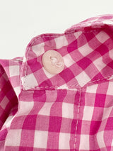 DMN Magenta Check Cotton Long Sleeve Shirt - AU8