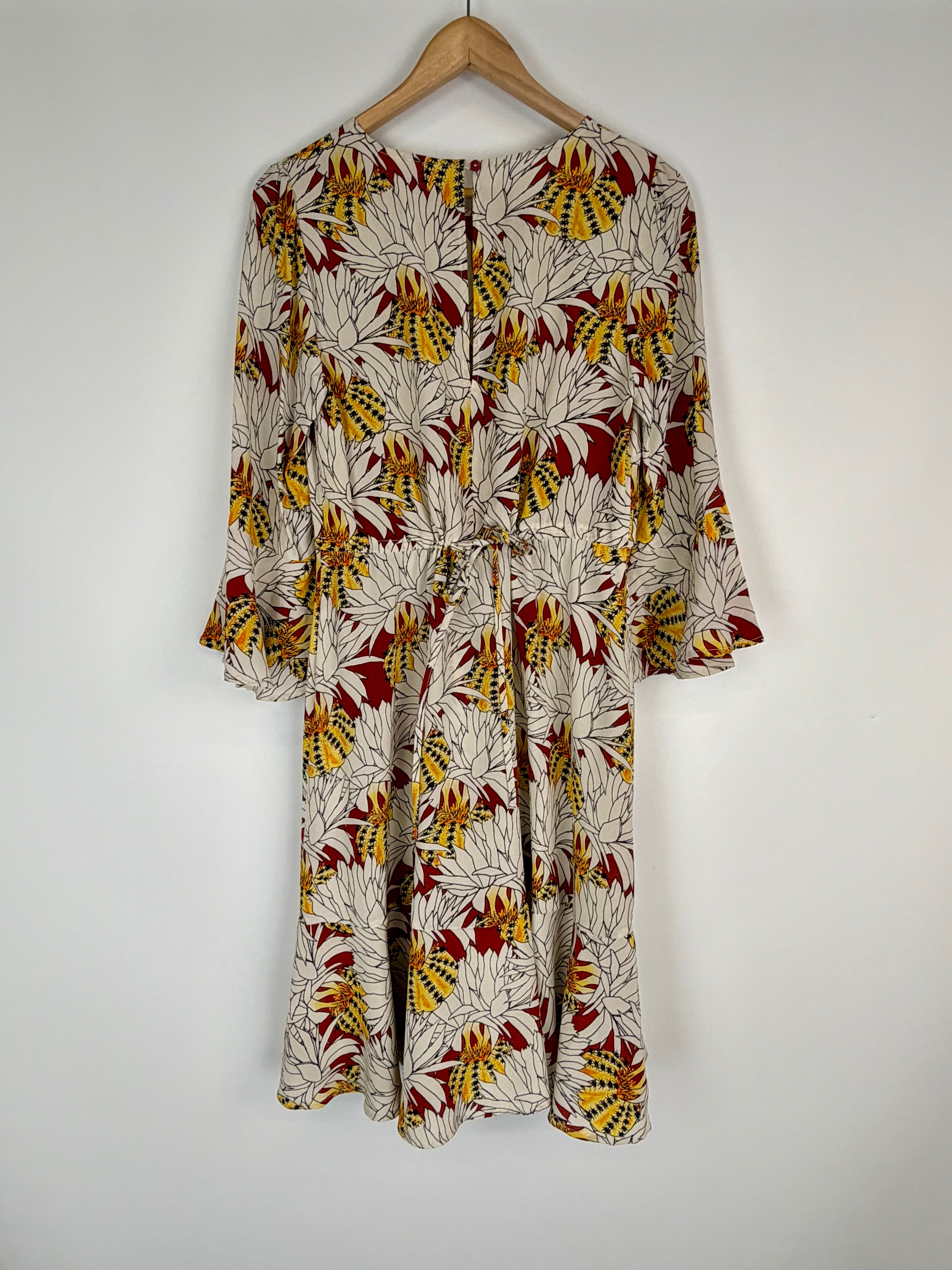 Gorman Winter 2018 Silk Cactus Flower Dress - AU10