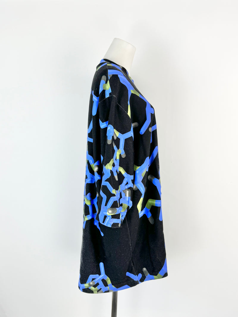 Christopher Kane Blue & Black Dress - AU10