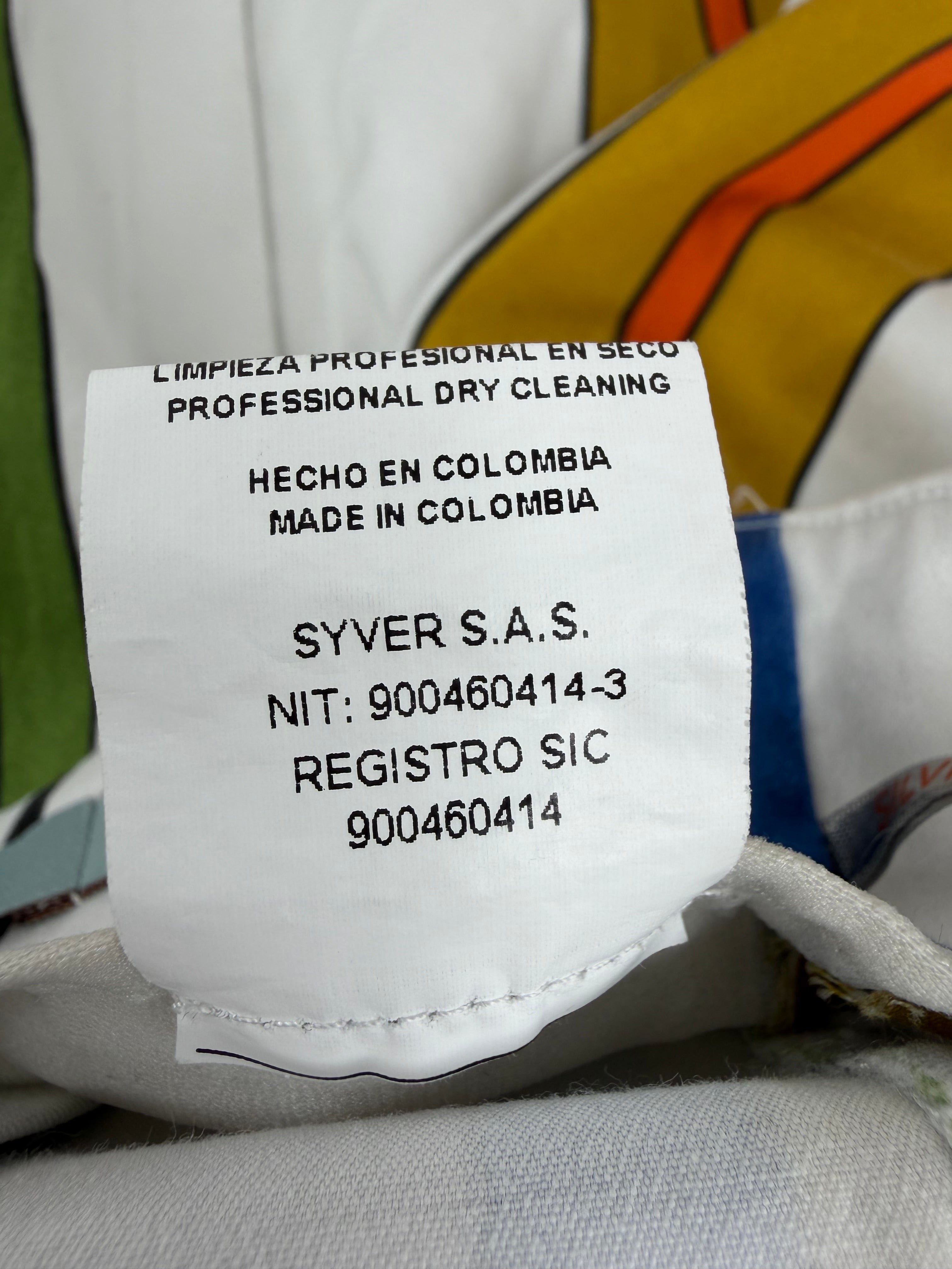 Silvia Tcherassi White Retro Striped Flared Culottes - AU6/8