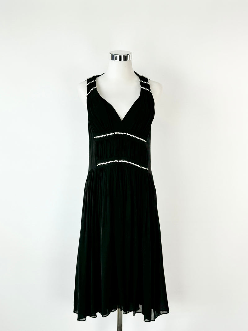 Theory Black Silk 'Jean Marie' Dress - AU6/8