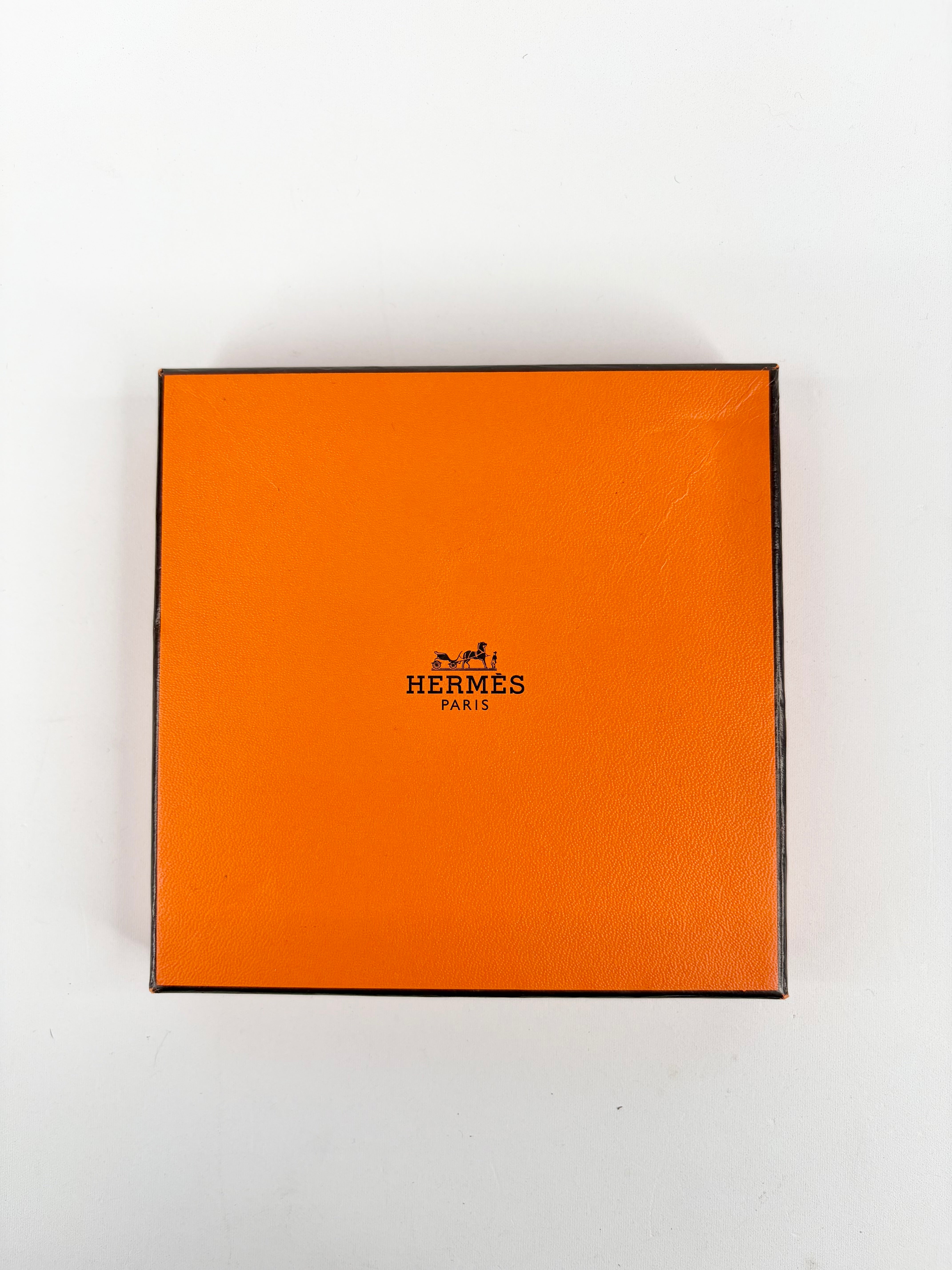 Hermès Orange Cotton Handerchief