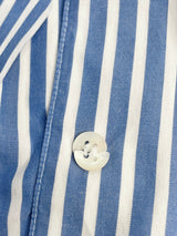 Aspesi Blue & White Stripe Long Sleeve Shirt - AU12