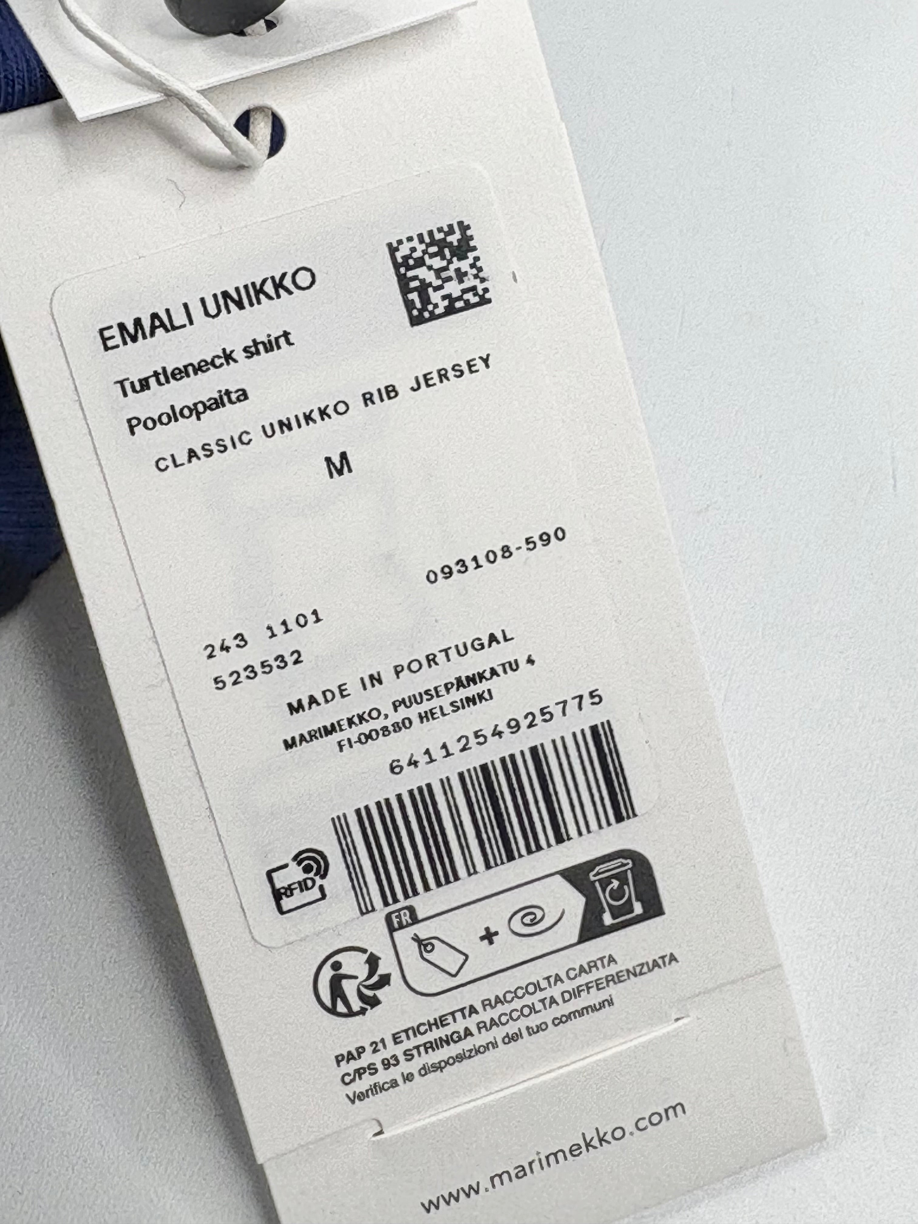 Marimekko 'Emali Unikko' Turtle Neck Top - AU10/12