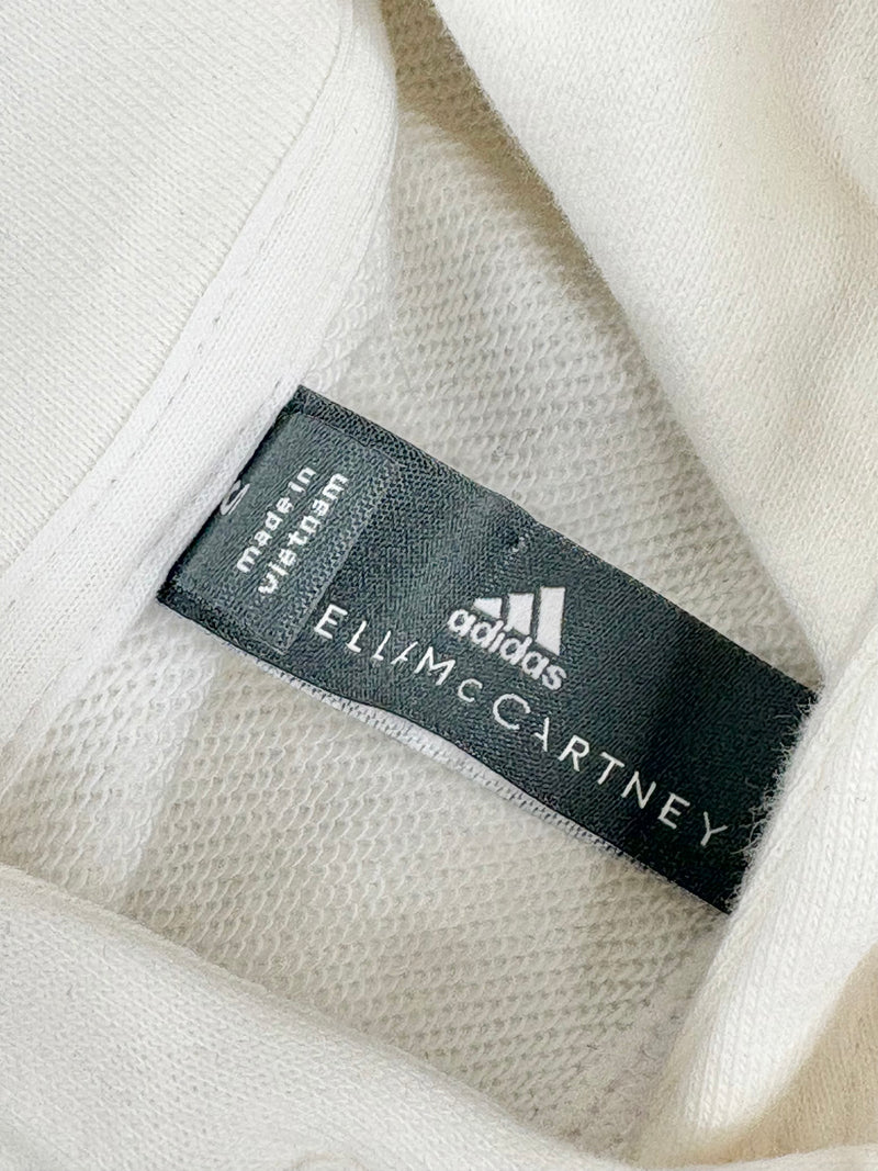 Adidas x Stella McCartney White Cropped Hoodie - AU8