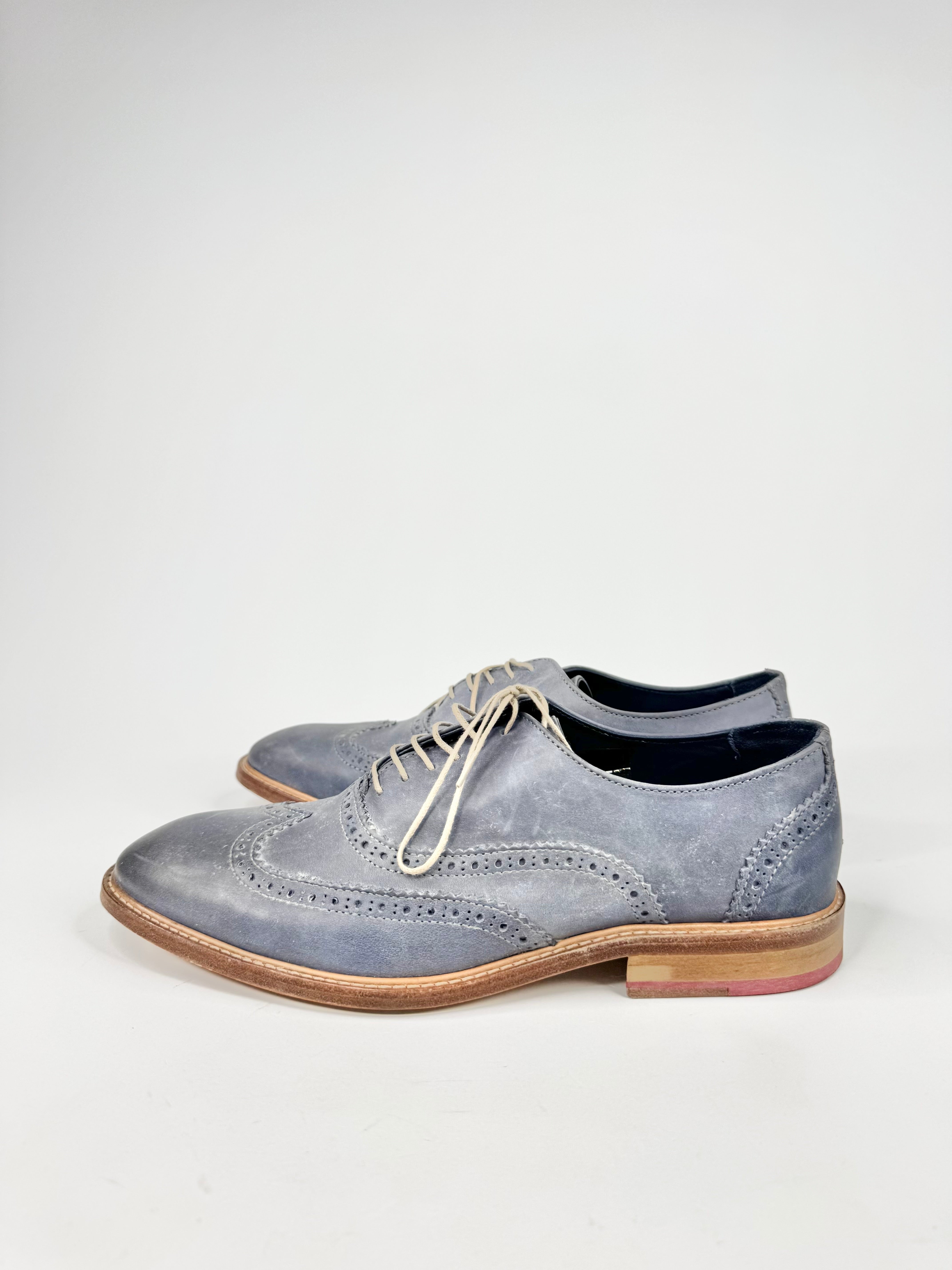 Meandher Stone Blue Brogues - EU42