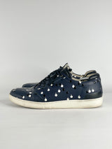 WANT Les Essentiels Double-Dot Lennon Navy Blue Sneakers - EU44