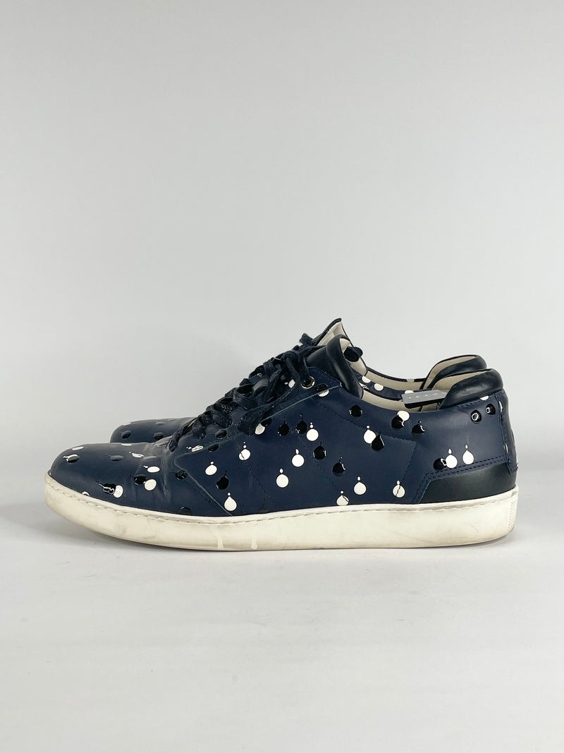 WANT Les Essentiels Double-Dot Lennon Navy Blue Sneakers - EU44