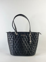 Guess Quilted Monogram Tote Bag