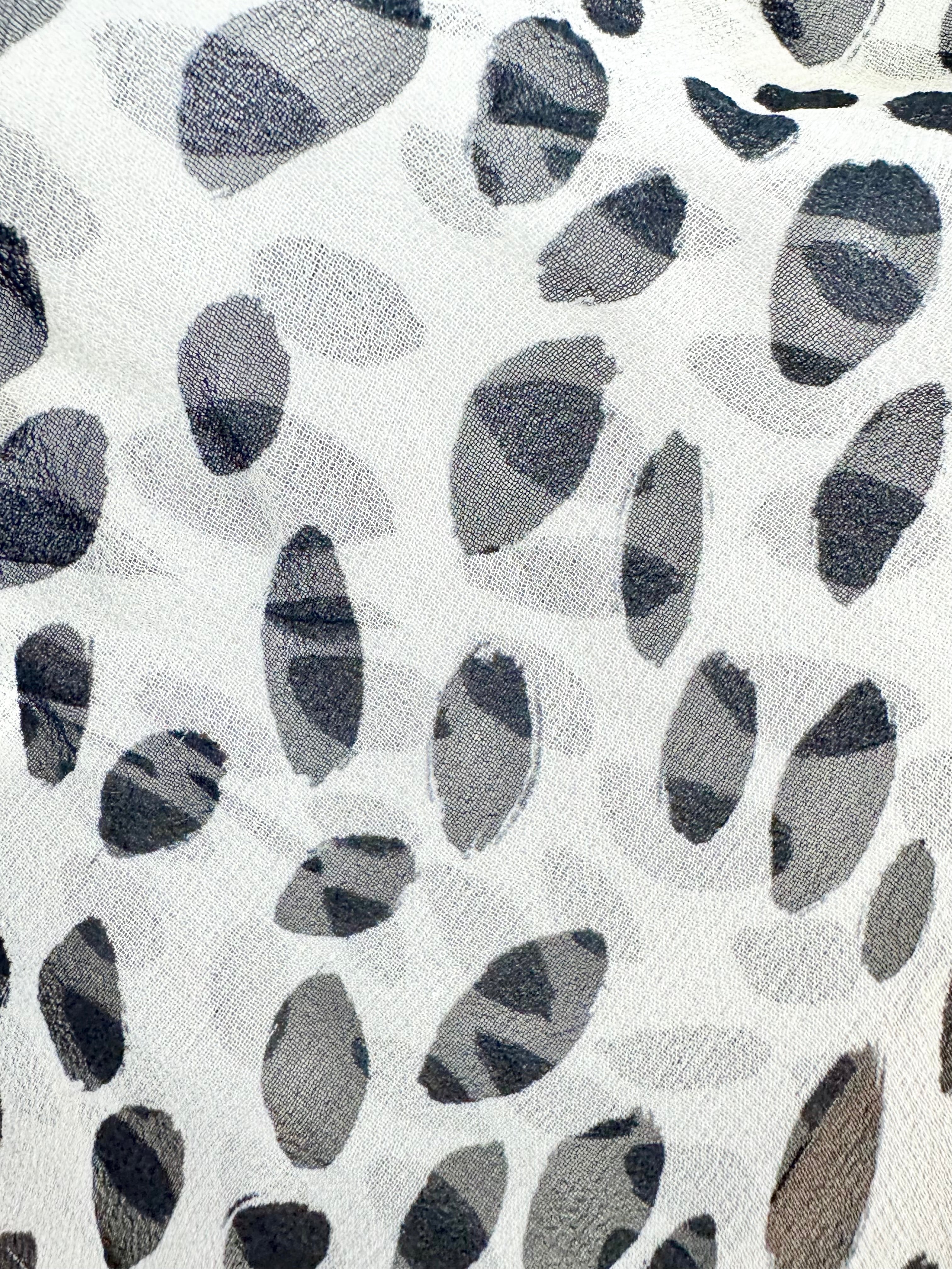 Carla Zampatti Black & White Bias Cut Silk Gown - AU10