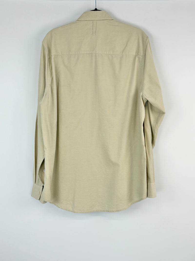 NN07 No Nationality Beige Corduroy Shirt - XXL