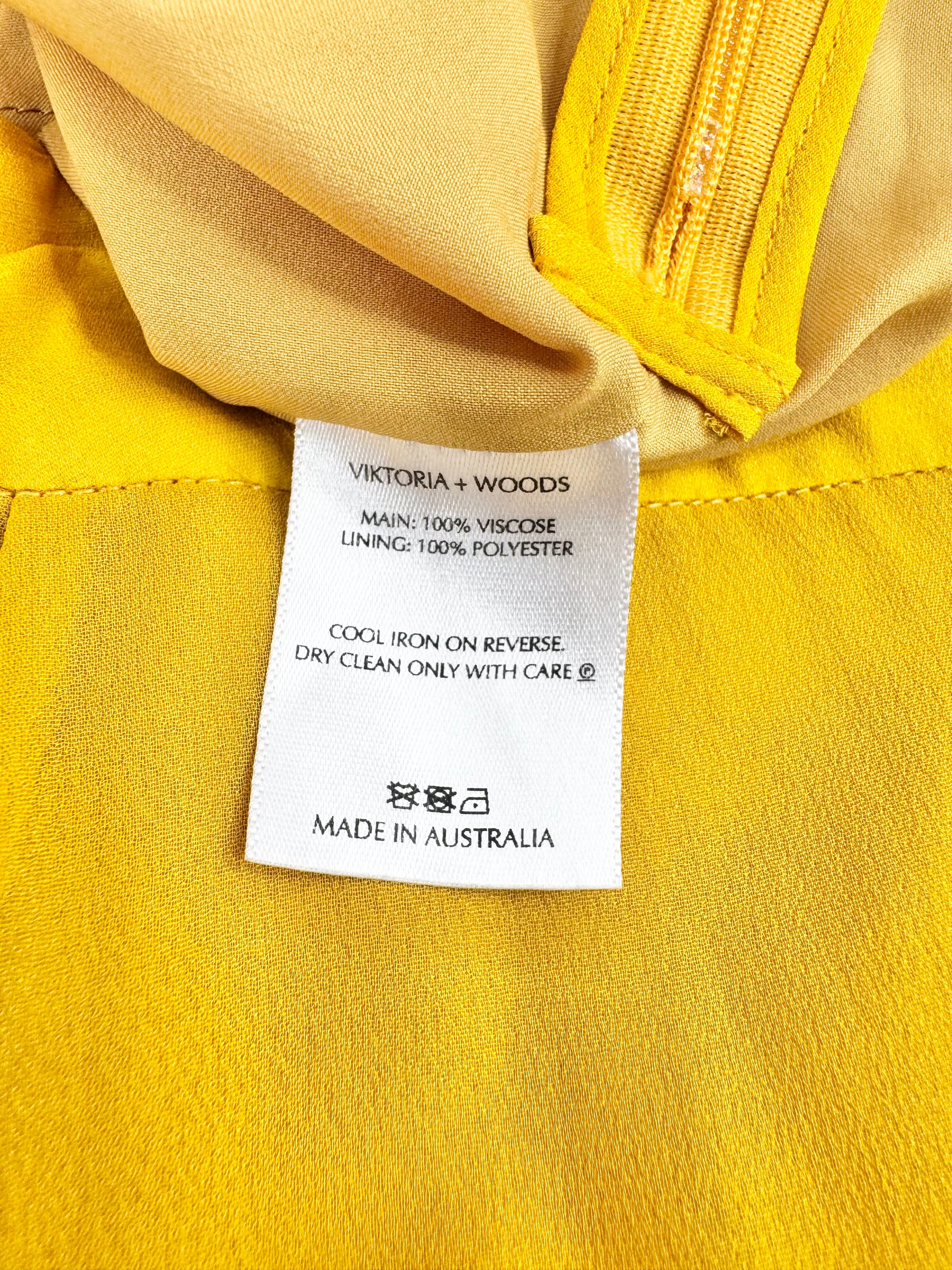 Viktoria & Woods Sheer Marigold 'Aspiration' Flares NWT - AU6