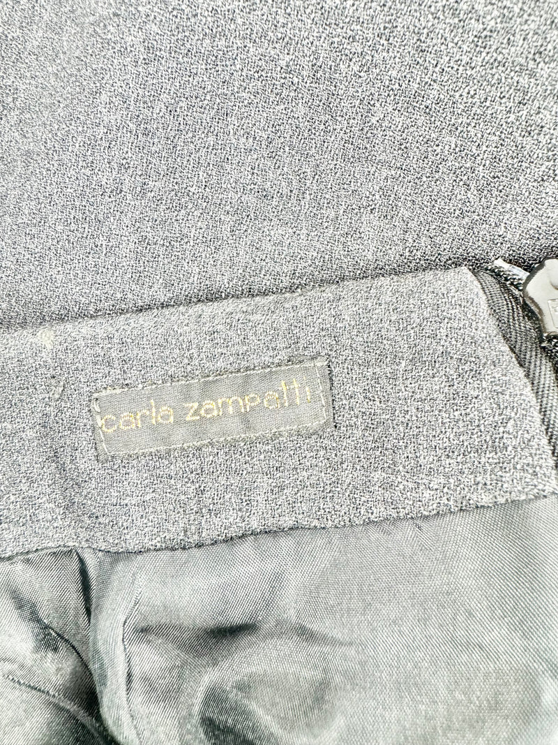 Carla Zampatti Grey Pencil Skirt - AU12