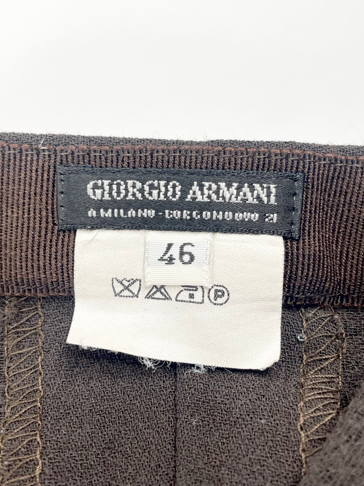 Vintage 80s Giorgio Armani Aubergine Wool 2pc Suit - AU10/12