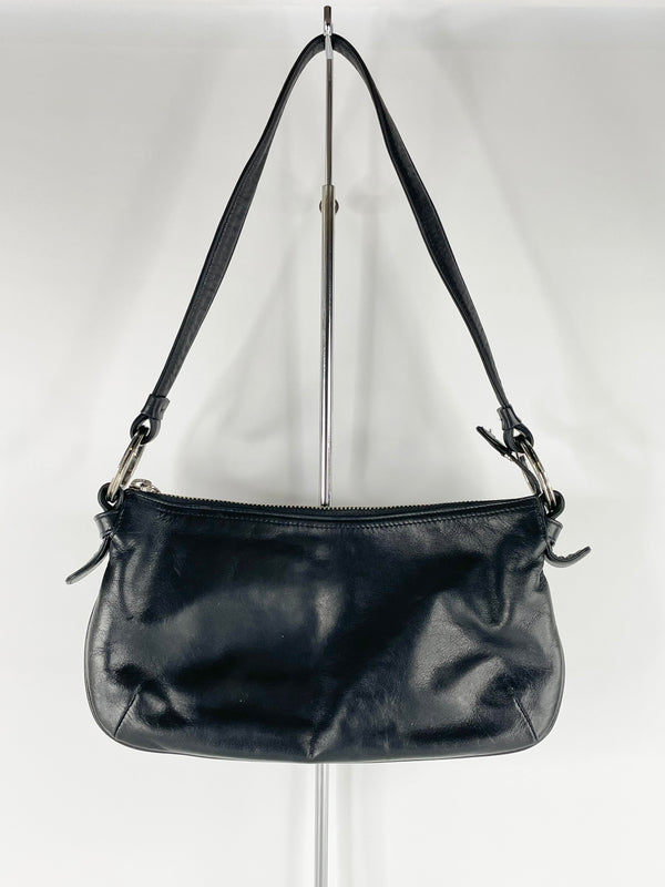 Oroton Black Buttery Leather Purse