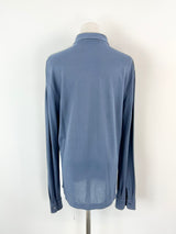 Zanone Blue Long Sleeve Top - M