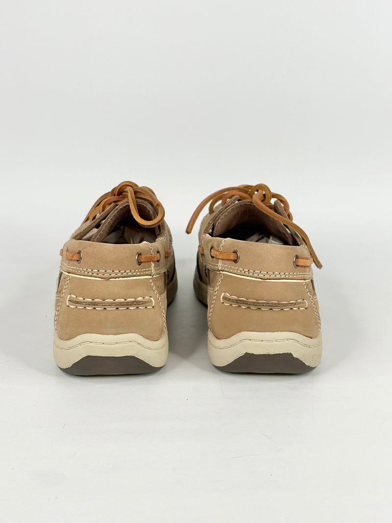 R.M. Williams Taupe Suede Boat-Style Moccasins - EU43