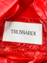 Trussardi Scarlet Red Puffer Gilet - AU18