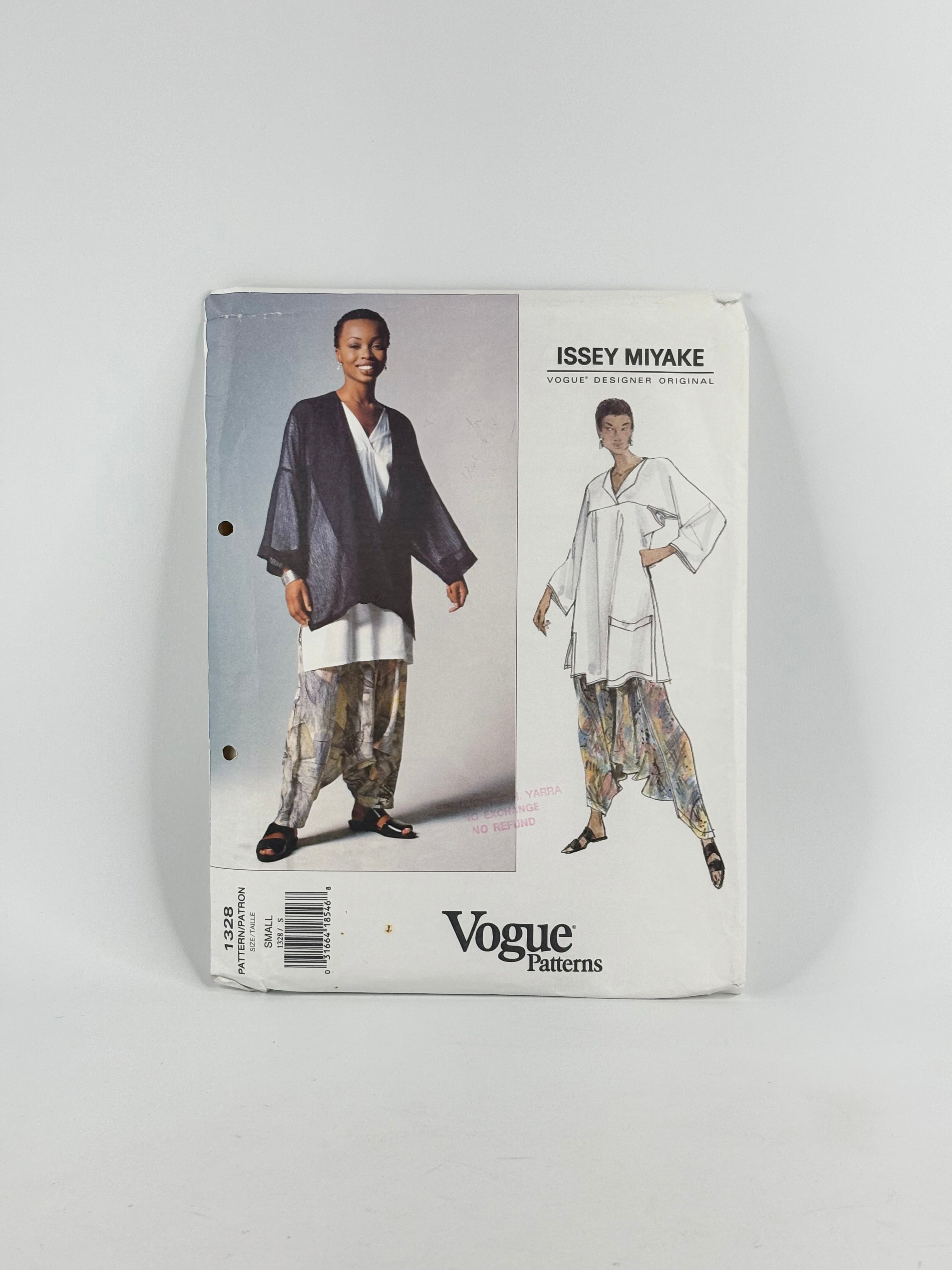 Vogue Designer Original Issey Miyake Jacket, Shirt & Pants: No. 1328 - S