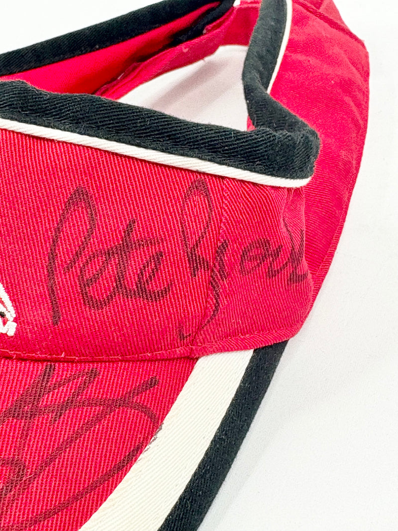 Peter Brock Signed HRT Sun Visor