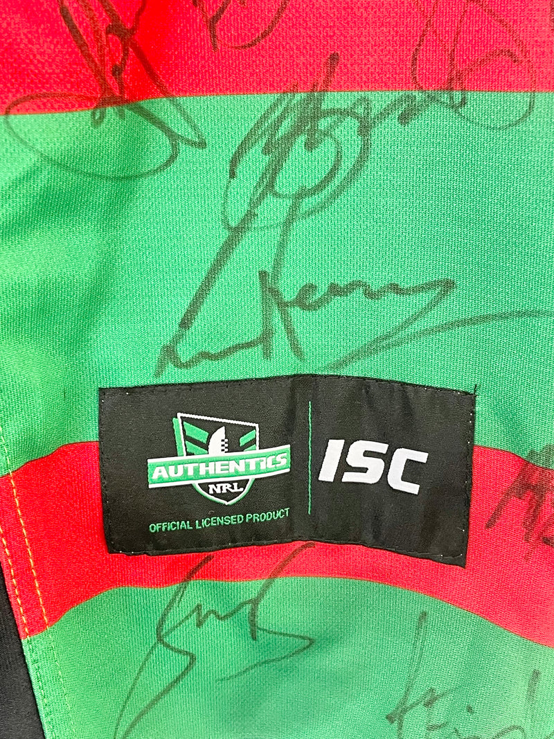 Signed NRL South Sydney Rabbitohs 2013 Home Jersey