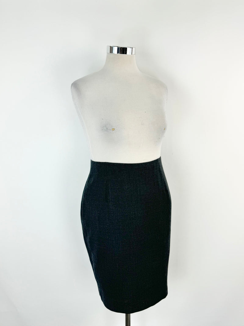 Carla Zampatti Grey Pencil Skirt - AU12