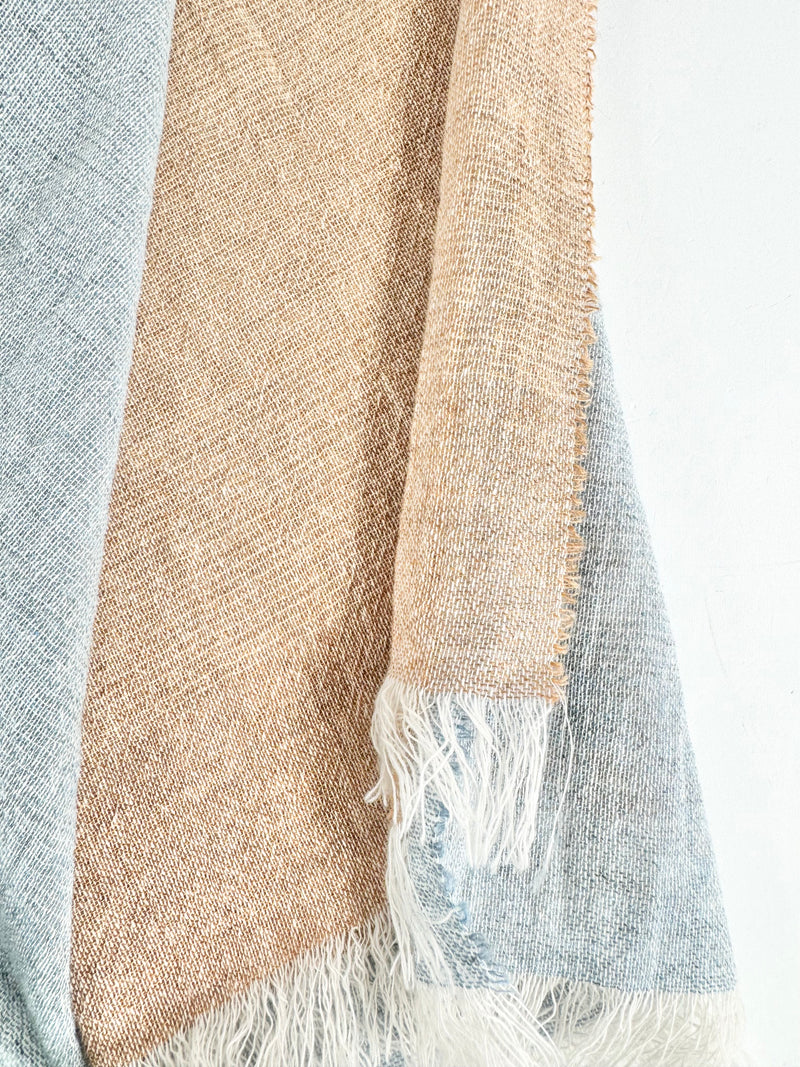 Glen Isla Light Woven Cashmere Scarf MN