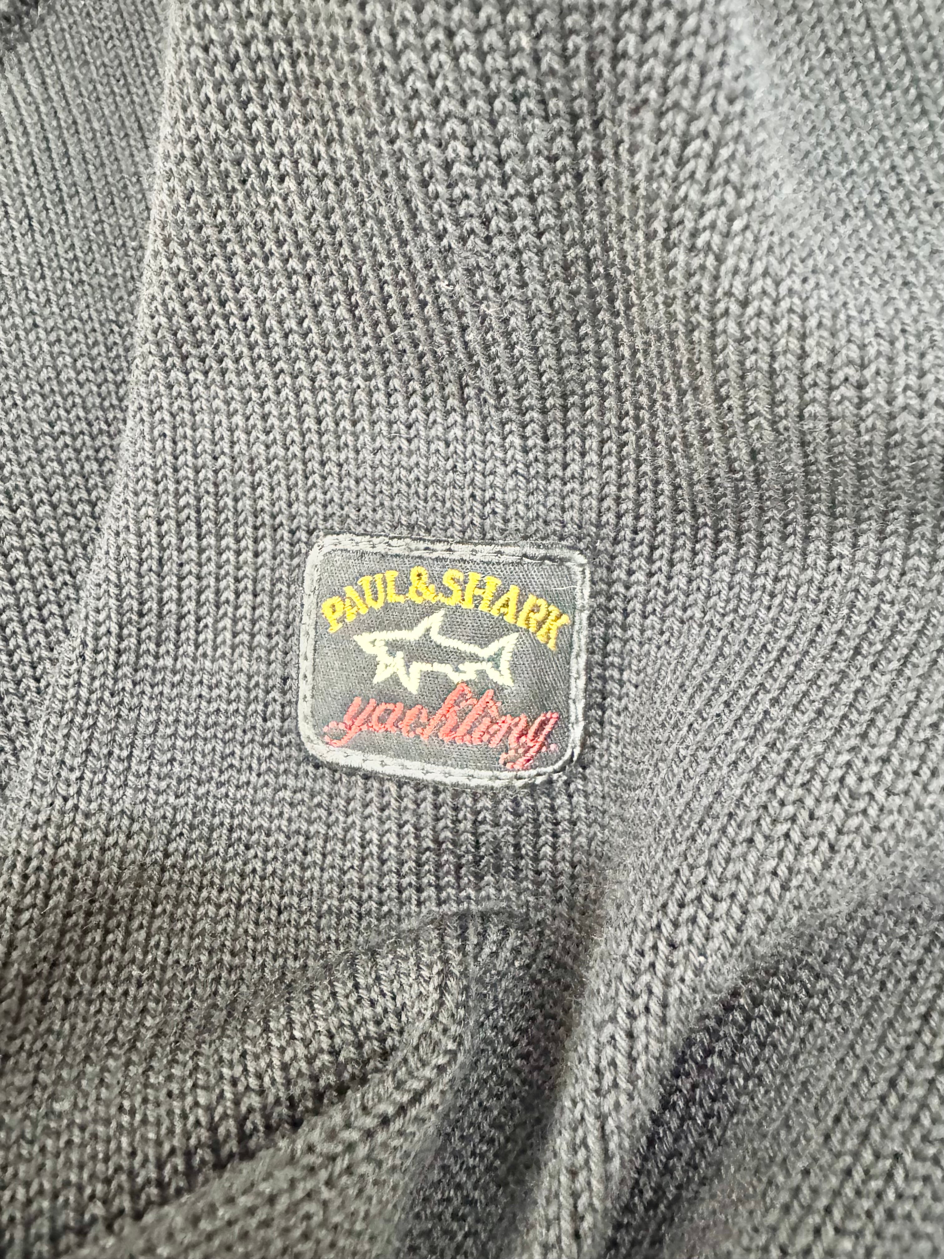 Paul Shark Deep Navy Wool Sweater - L