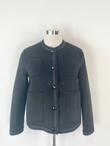 P.A.R.O.S.H Black Wool Jacket - AU10/12