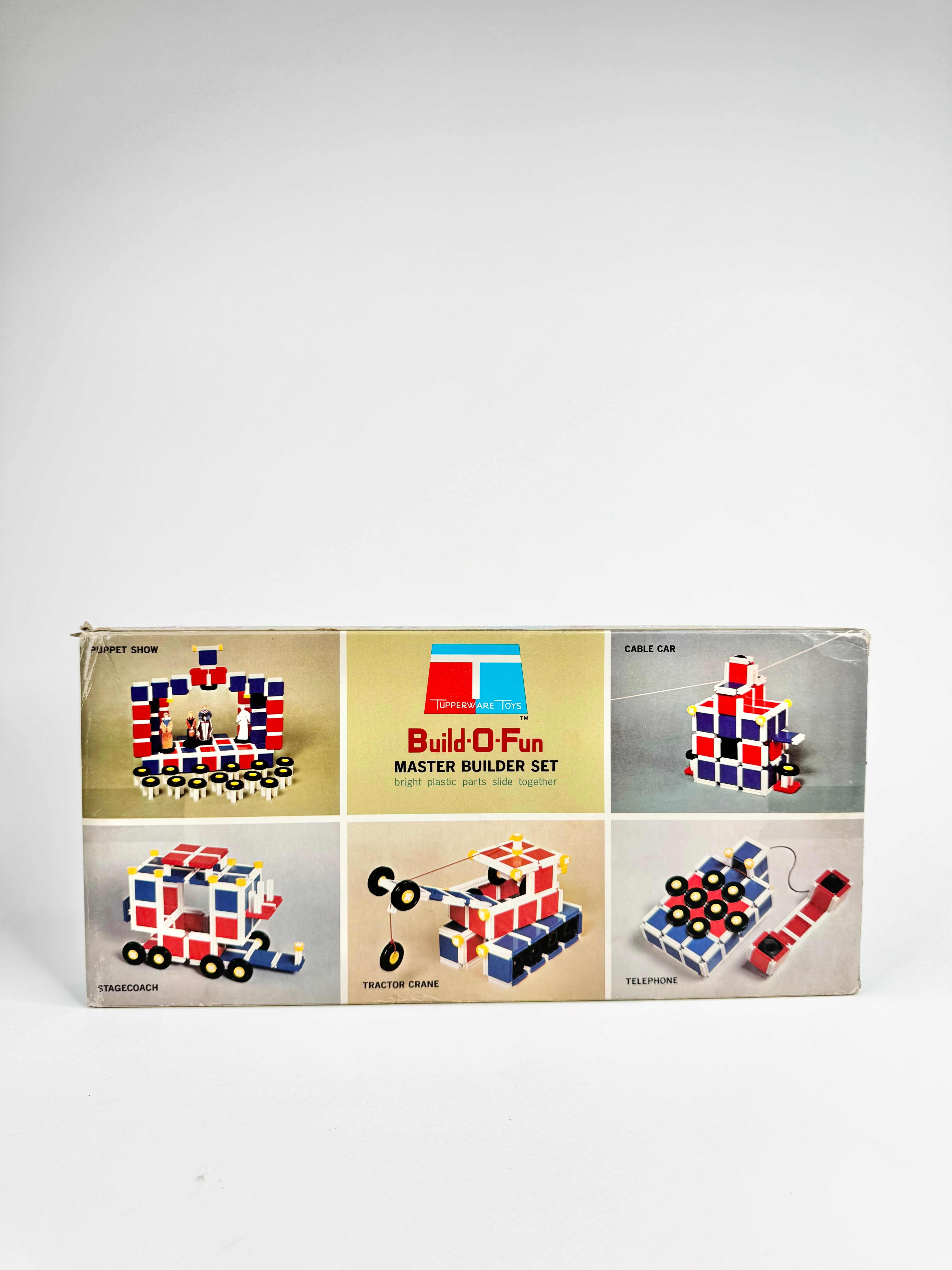 Vintage Tupperware Build-o-fun master build set