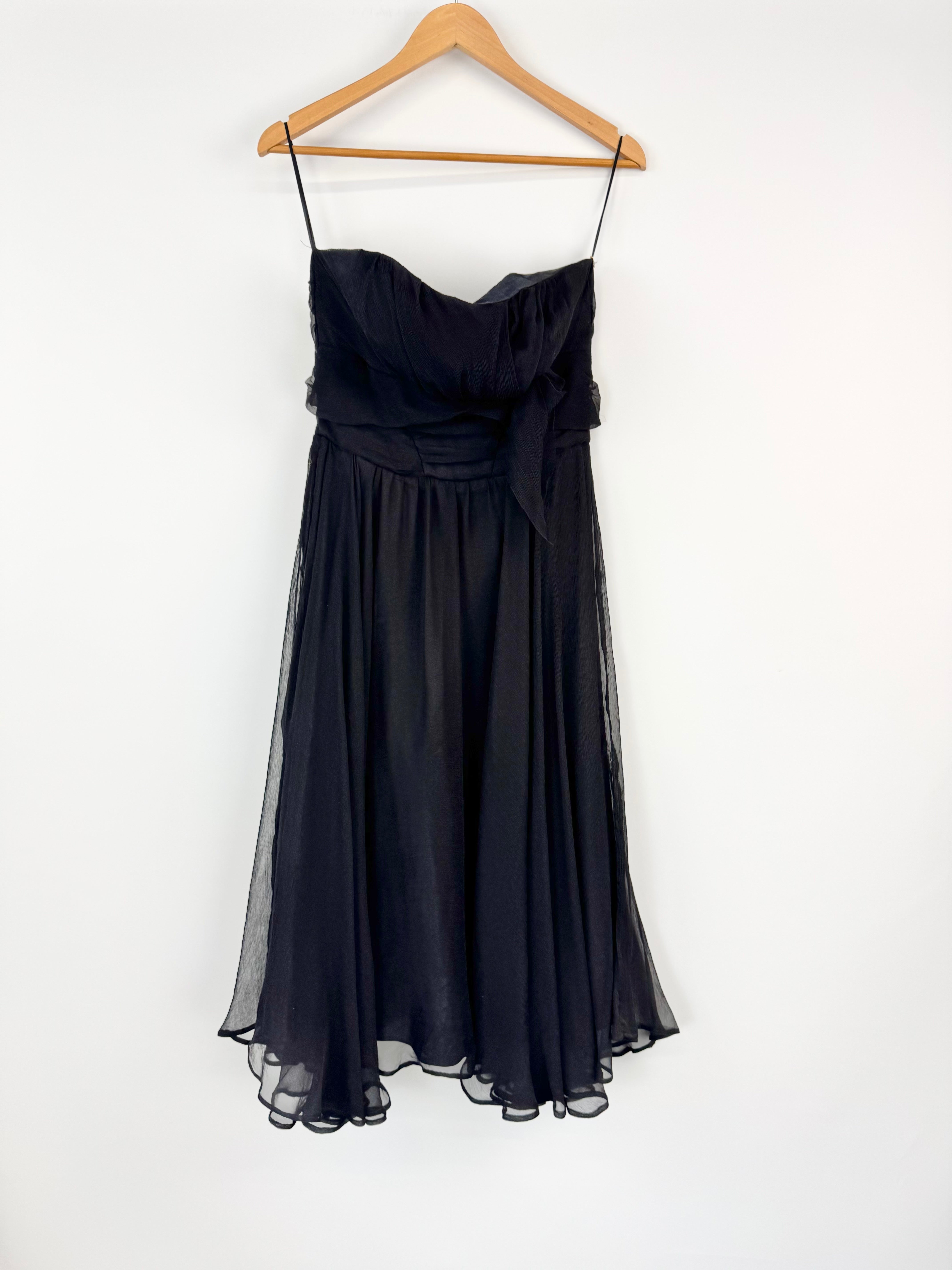 Eileen Kirby Strapless Silk Dress NWT - AU12