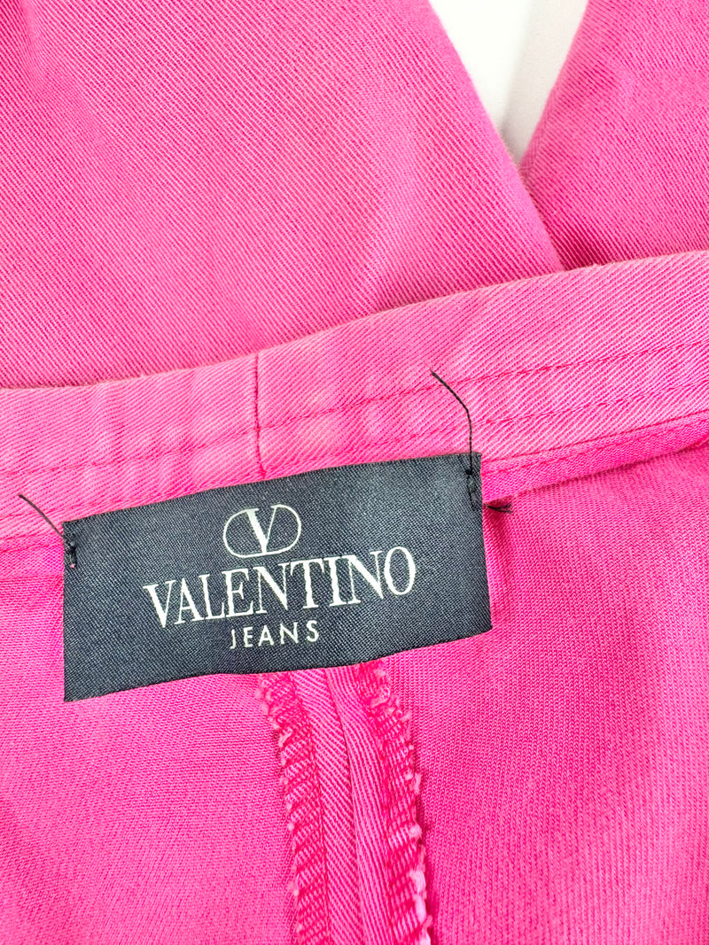 Valentino Jeans Flamingo Pink Capris - AU12/14