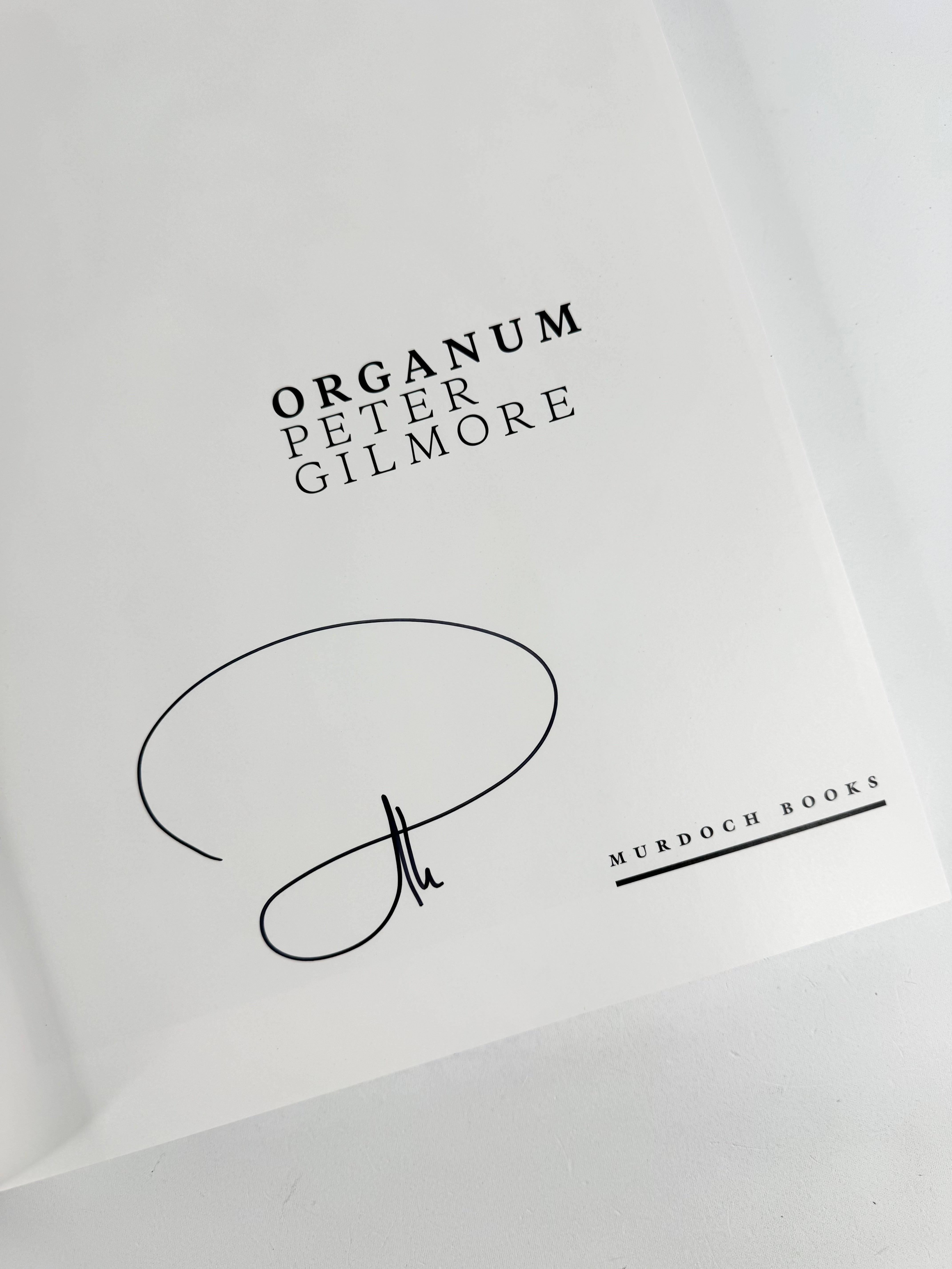 Organum Signed Copy - Peter Gilmore