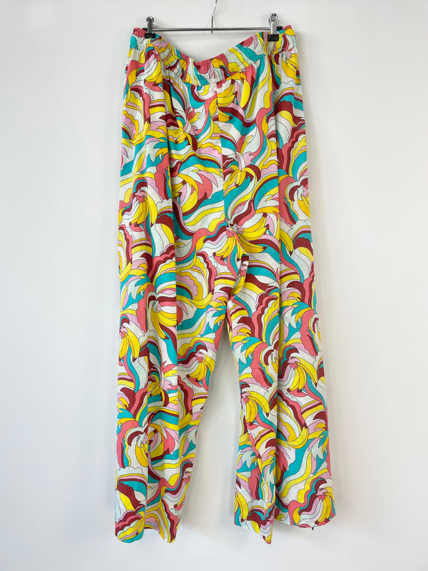 Bohemian Traders Cloud Scape Multicolour Drawstring Pant - 4XL