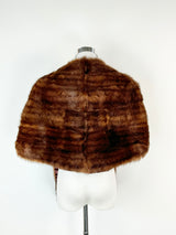 Vintage Brown Fur Stole