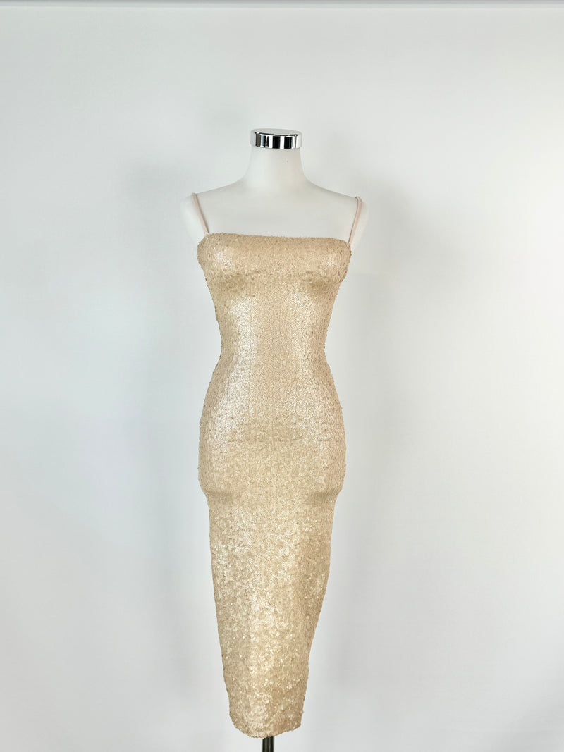 Nookie 'Lovers' Champagne Gold Gown - AU6