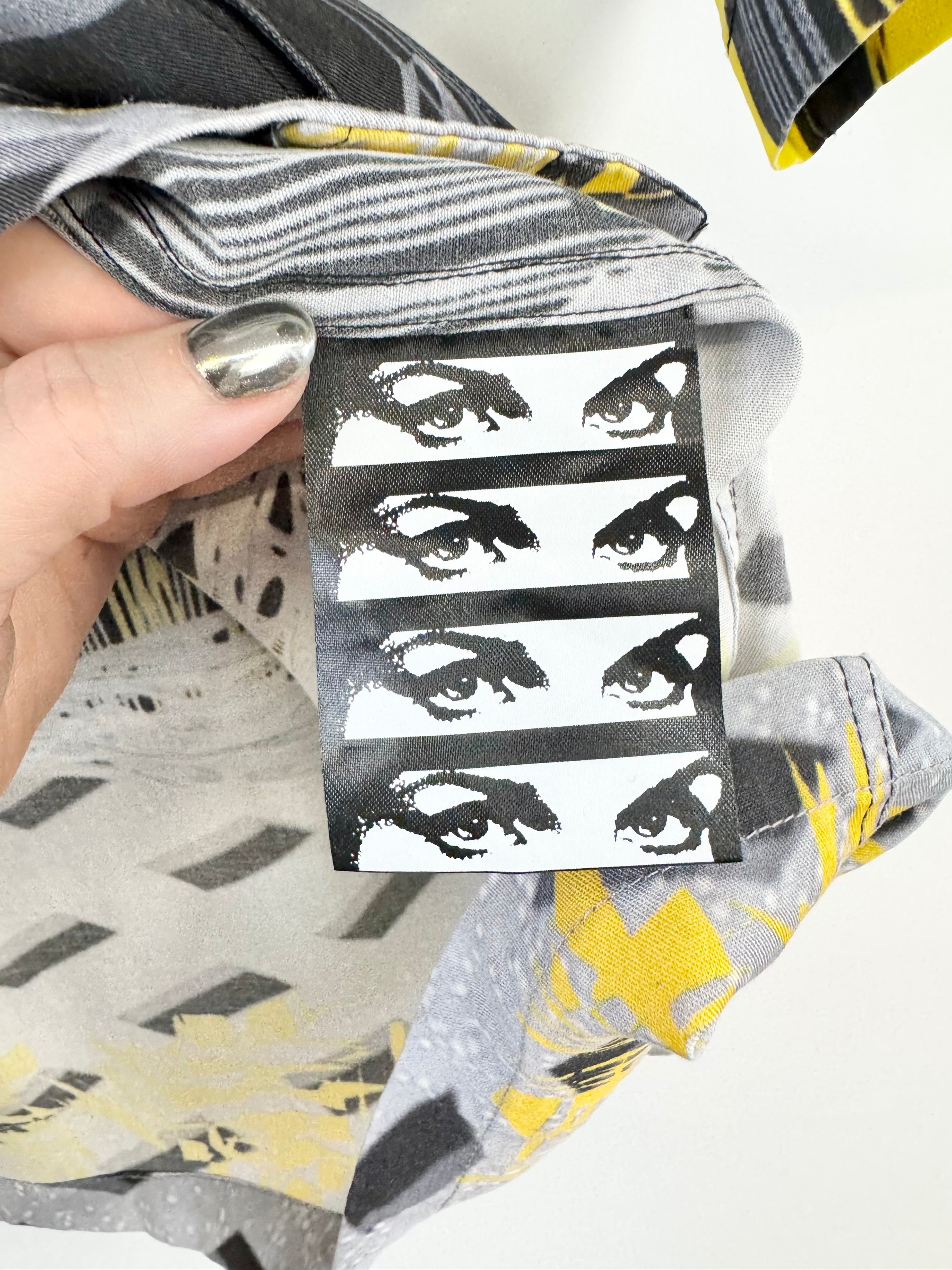 P.A.M 'Dolphin Duo Sono' Button Up Short Sleeve Shirt - M/L