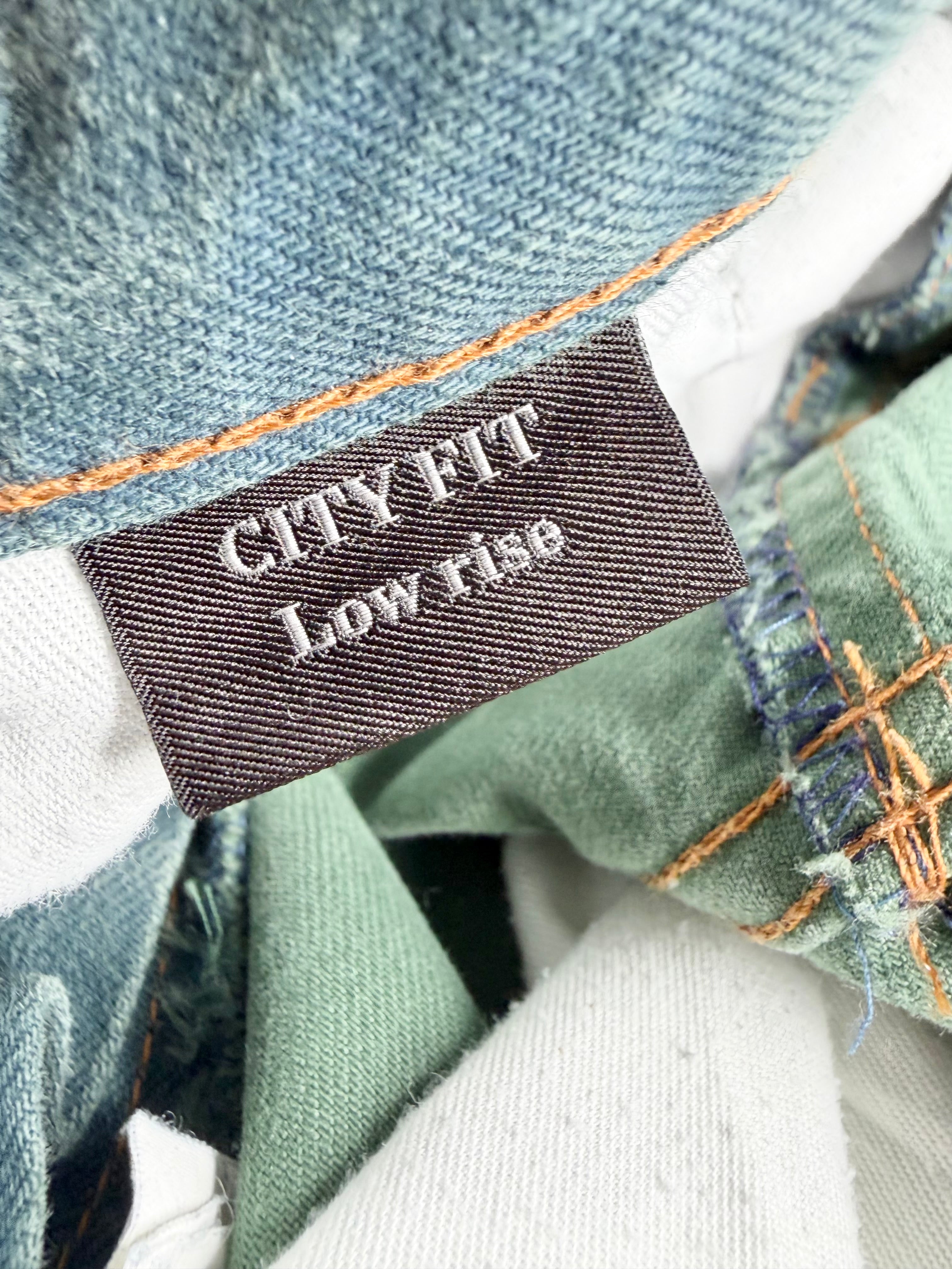 Zegna Sea Green Jeans - 36