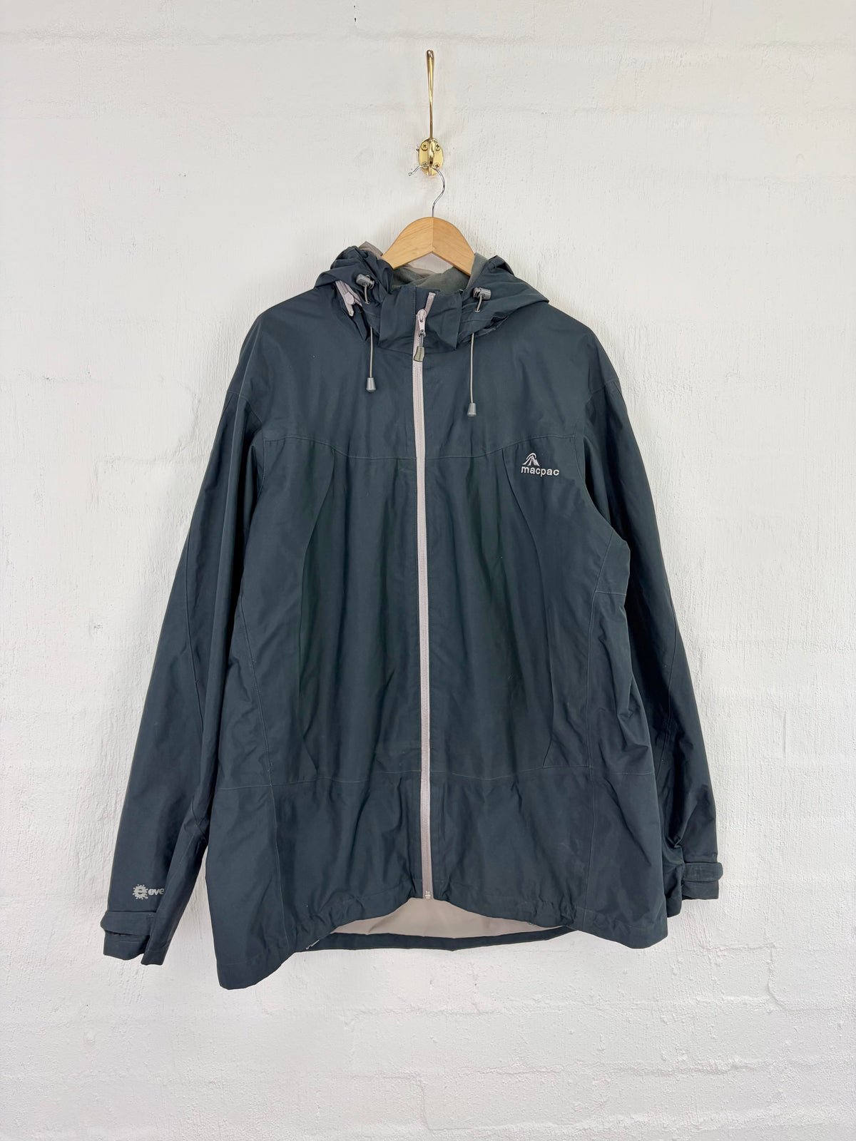 Macpac Black Rain Jacket - XXL