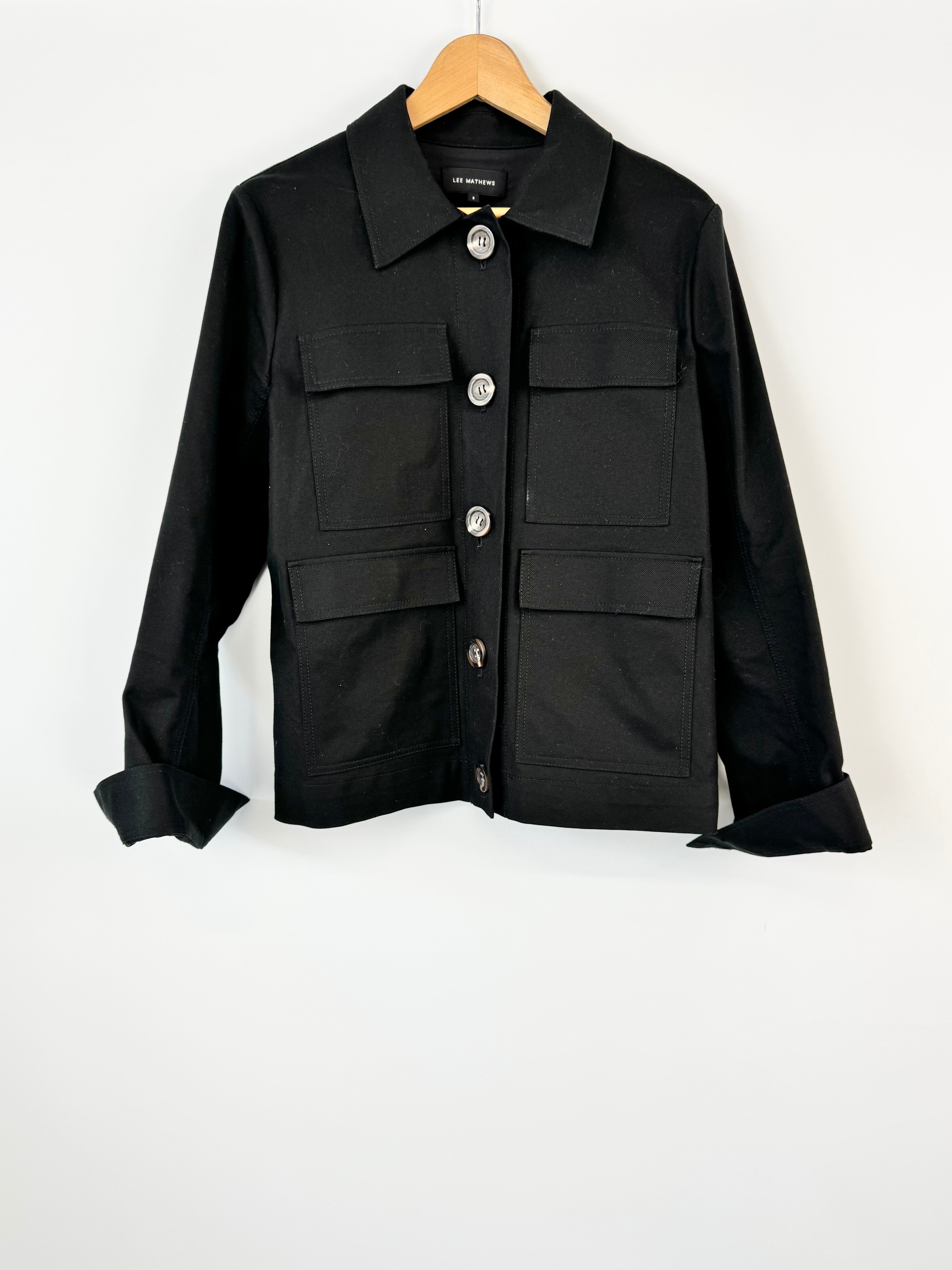 MFW Lee Mathews Black Utility Jacket - AU8/10
