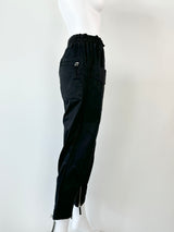 Isabel Marant Black Ruffle Waist Slacks - AU8